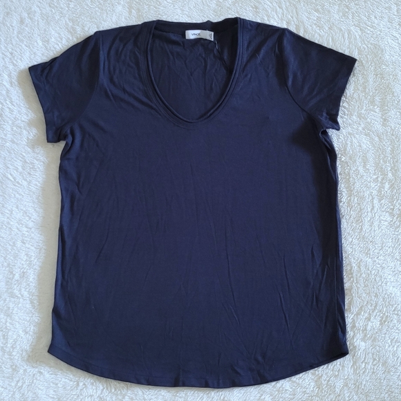 Vince Tops - Vince Not-So-Basic Dark Cobalt Blue💙 Tee👕 - NWT